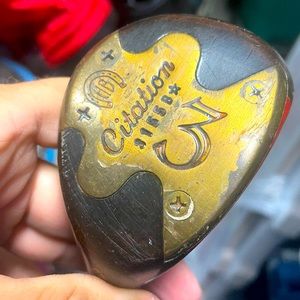 vintage golf club powerbilt citation wood 3 and 4